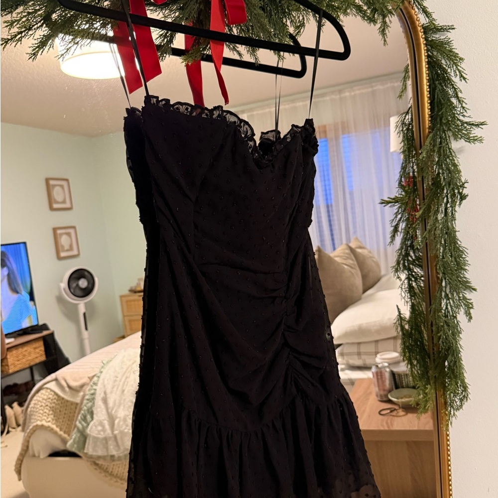 Hello Molly Black Mini Dress